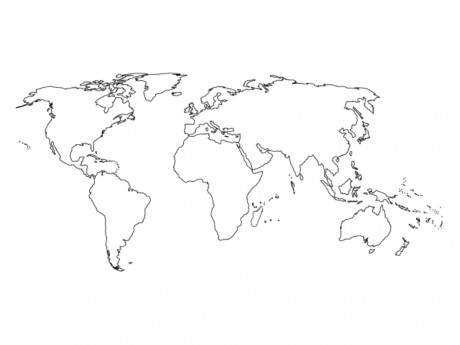Karta+sveta+geografska